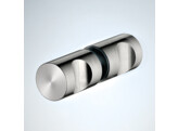 Paire de boutons O 20 mm. Inox.