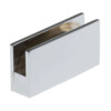 Pince chrome a contreplaque 30x60 mm. Chrome brillant.