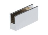 Pince chrome a contreplaque 30x60 mm. Chrome brillant.