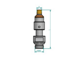 Foret diamante FSV 1/2  L   75 mm