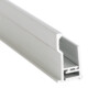 Profil de miroir R800 blanc laque au four RAL 9016. L 5000 mm