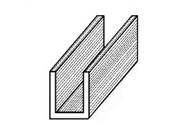 Plomb de contour extrude  plat 4/4 50 kg.