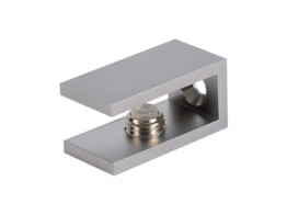 Taquet de laiton massif Wiegand 4803. Pour verre 6 - 8 mm