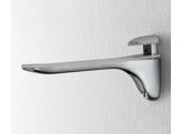 Glasplaatdrager 1222 glanzend verchroomd