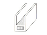 Plomb de contour extrude  avec noyau en acier 16/5 100 m. Resistance 50