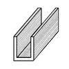 Plomb de contour extrude  plat 6/5 50 kg. Resistance 55