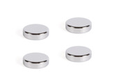 Rosace plate clipsable 30 mm  chrome  10 pcs