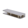 Messing glasplaatdrager 4807 afgerond  8-10 mm glas