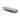 Messing glasplaatdrager 4807 afgerond mat velours  8-10 mm glas