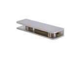 Messing glasplaatdrager 4807 afgerond  8-10 mm glas