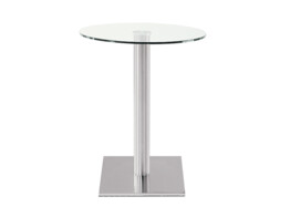 Base pour tables. Inox. 450 x 450 x 730 mm.