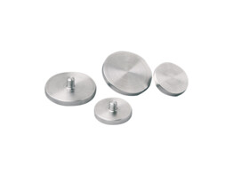 Attache pour collage boutons. Inox. O 30 mm