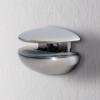 Support d etagere 8010. Chrome brillant.