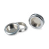 Bagues pour portes coulissantes O 40 mm. Ferme. Chrome brillant.