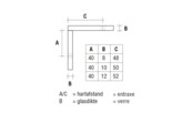 Attache tetris 3 voies O 16 mm.