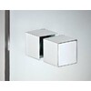 Paire de boutons 25x25x25 mm. Nickel brosse.