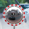 Miroir de circulation panoram. 180  acrylique 80 cm  chauffant  support 48-90 mm