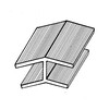 Plomb lanterne  plat 90  8/4 5 25 kg. Resistance 50